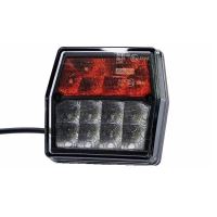 Lampa semnalizare cu pozitie, cu 6 LED-uri, 99.6x93, patrata, FT-225 Fristom