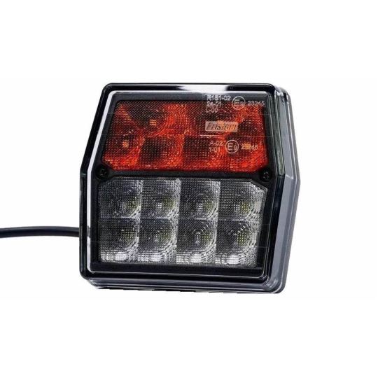 Lampa semnalizare cu pozitie, cu 6 LED-uri, 99.6x93, patrata, FT-225 Fristom