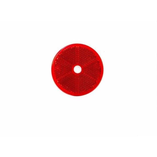 Catadioptru rotund cu gaura, rosu fi60 DOB-033C Fristom
