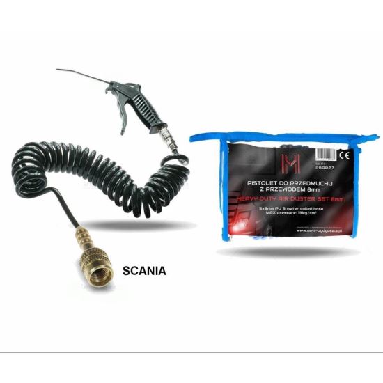 Furtun aer cabina cu pistol cu mufa SCANIA PGA007/S