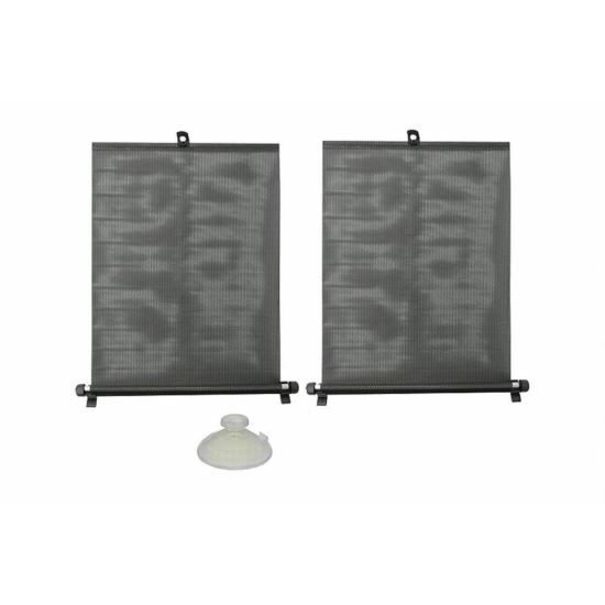 Jaluzele rulou lateral si spate, 2 bucatix45cm, cu ventuze, 61003 CarCo