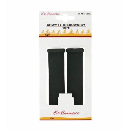 Manere, mansoane ghidon negre, cu opritoare, set, 68437 CarCo