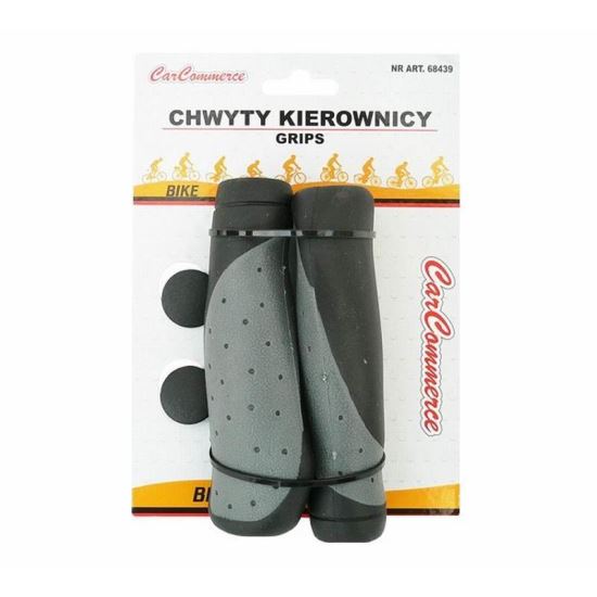 Manere,mansoane ghidon negru - gri, set, 68439 CarCo