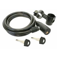 Antifurt bicicleta, cablu otel fi 8mm, 150cm, cu cheie, 68401 CarCo