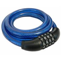Antifurt bicicleta, cablu otel fi 6mm, 150cm, cu cifru 68404 CarCo