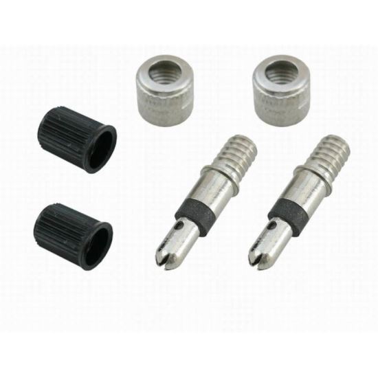 Set 6 bucati, capacele, ventile, piuliute pentru valve bicicleta DV Dunlop, 68396 CarCo 
