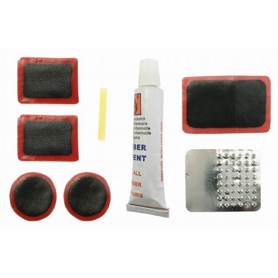 Set petice bicicleta, 5 bucati cu razuitor si solutie, 8/set 68501 CarCo