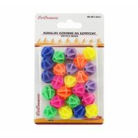Ornament margele colorate pt spite bicicleta 24 bucati, 68451 CarCo