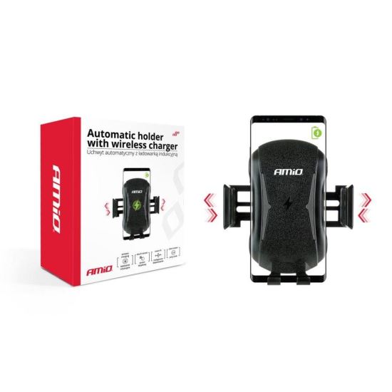 Suport telefon cu incarcare wireless, PHW-02, 02161 Amio