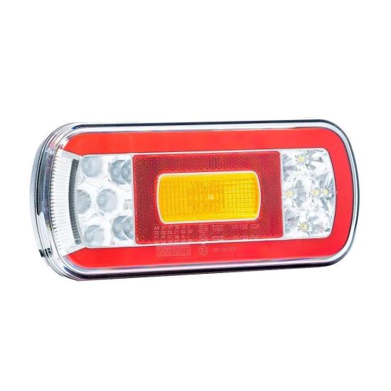Lampa stop 220x100, 5 functii, cu mufa, LED, FT-130 NT COF Bajonet Fristom
