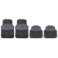 Set 4 covorase auto cauciuc cu mocheta gri 731.22 Heyner