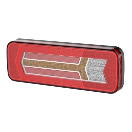 Lampa stop 284x100, 5 functii cu mers inapoi, ceata si semnalizare dinamica, LED, L1913 TruckLed
