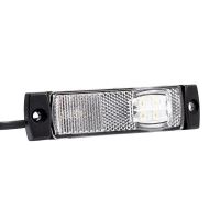 Lampa gabarit 100x32, LED, alba, cu suport cu 2 urechi, 12-36V, FT-018/B Fristom