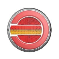 Lampa stop fi140, 3 functii, LED, tip hamburger, semnalizare dinamica, stanga, L1947 TruckLed