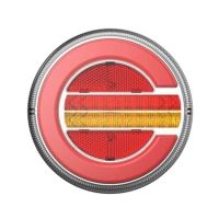 Lampa stop fi140, 3 functii, LED, tip hamburger, semnalizare dinamica, dreapta, L1948 TruckLed