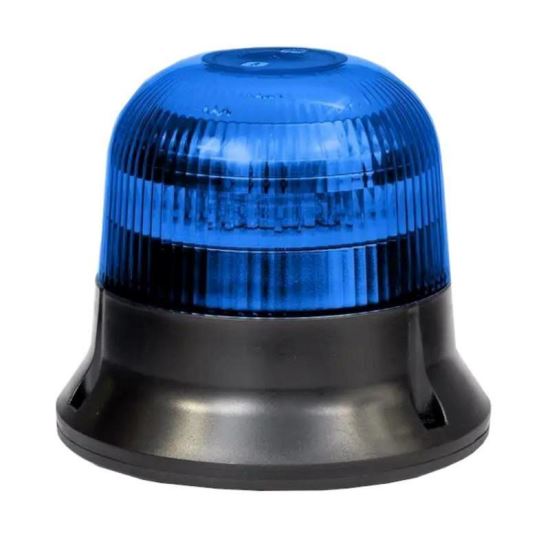 Girofar albastru, 12/24V, h126, 9 LED-uri, prindere cu 3 suruburi, FT-150 3S DF N Led Fristom