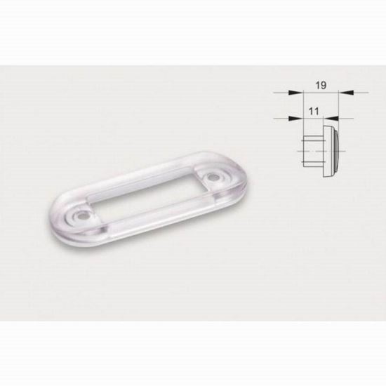 Garnitura transparenta lampa FT-015 montare la suprafata dreapta, FT-015 PG T PL Fristom