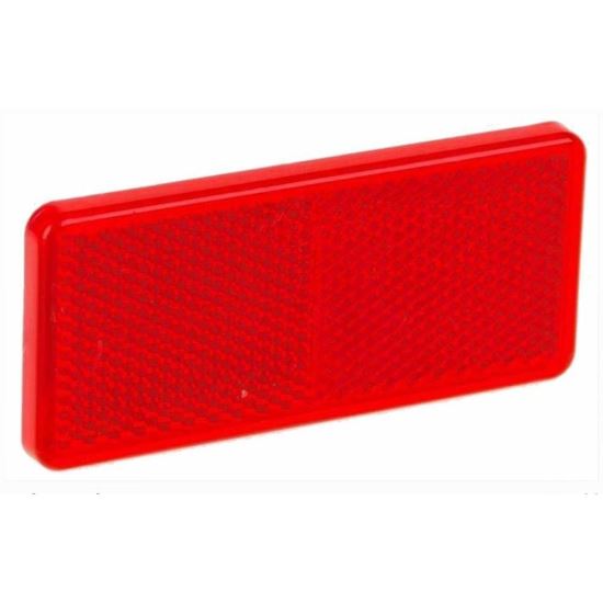 Catadioptru autoadeziv, rosu46x26, FT-46x26 c Fristom