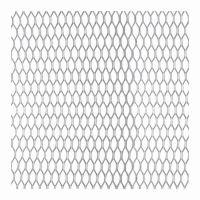Ornament grila spoiler, din aluminiu, tip fagure, 100x25cm, argintiu, Alu Grill Net 8394 Automax