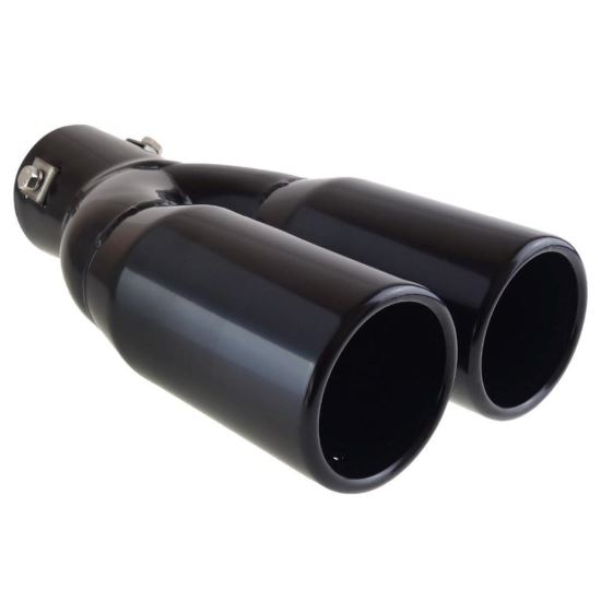 Ornament toba interior 38(57), exterior 133x63, L225  2 tevi rotunde, negru 02194 Amio