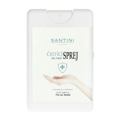 Spray antibacterian maini, alcool 75% 20ml, SANTINI