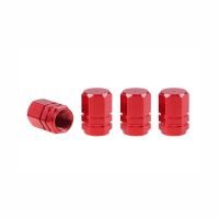 Ornament capacele valva rotunde, rosii, set 4 bucati 02238 Amio