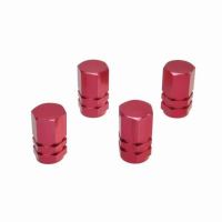 Ornament capacele valva hexagonale, 16mm, rosii, set 4 bucati 9538 Automax