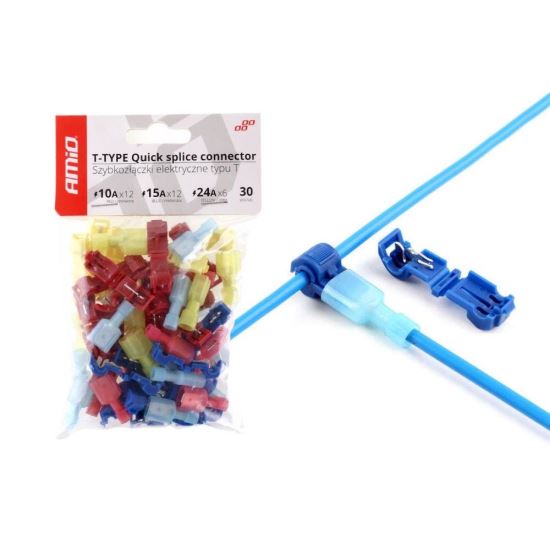 Set 30 mufe, conector rapid Quick Splice TYPE-T, punga 02347 Amio