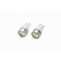 Set 2 becuri T10, 3 LED-uri COB HP, 12V, W5W, 1,5W, lupa si metal 01624 Amio
