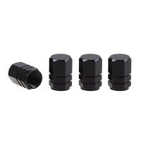 Ornament capacele valva hexagonale16mm, negre set 4 bucati 02237 Amio