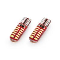 Set 2 becuri T10, 24 LED-uri SMD 3014, 12V, W5W, 1.9W, CANBUS 01444 Amio
