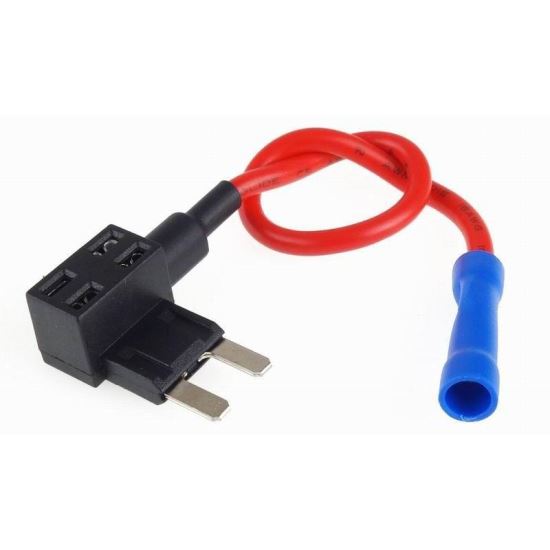 Suport siguranta, adaptor splitter bypass, 2 x MINI (16mm), max 20A, cu fir 02333 Amio