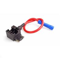 Suport siguranta adaptor splitter bypass, MiniLow 9mm, maxim 20A, cu fir 02332 Amio