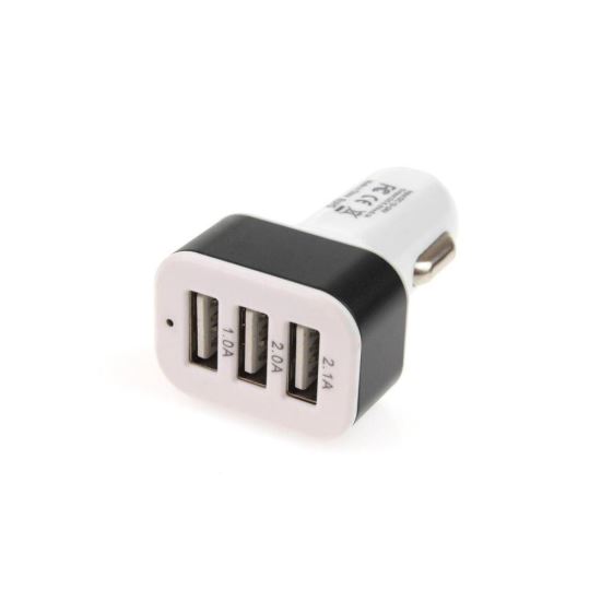 Incarcator auto 3 USB-uri fara fir 12/24V, 01027 Amio