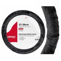 Husa volan 37-39cm gri, pufoasa, PUFI PLUSH, 01357 Amio