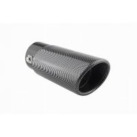 Ornament toba interior 37(54), exterior 65, L165 oval, carbon 02350 Amio