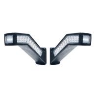 Set proiectoare lucru LED, camioane, microbuze, 12V-24V, 16.4W, W168.10.2 1445L+P Was
