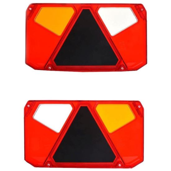 Dispersor lampa 242x134, pentru lampa 915/916, W125 931 stanga / 932 dreapta Was