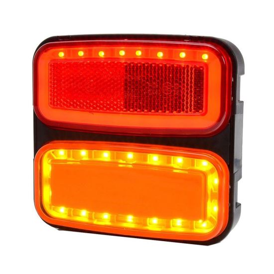 Lampa stop 117x111, 3 functii, LED, stanga / dreapta, Lampdemia W226 1482/I Was