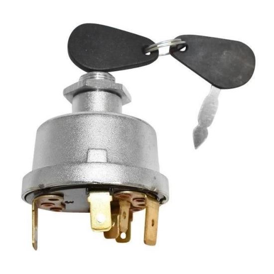 Contact pornire cu chei, cu revenire, 1 pozitie, 6pini, pentru TAF Perkins, Case, Massey Ferguson BK64021