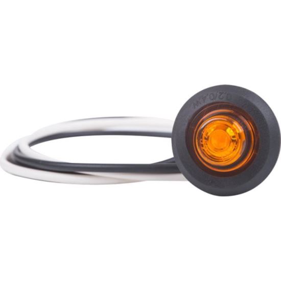 Lampa gabarit fi28, LED, incastrabila, galbena, LD 2629 Horpol