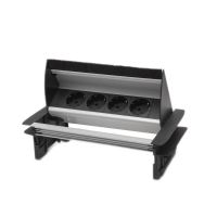 Bloc multipriza incorporabil, rabatabil, 4 prize 20445