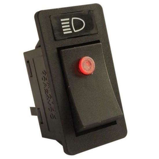Intrerupator basculant On/Off, 3 pini, 20A, 12V, cu LED, cu diferite simboluri, BLEP777 247 Lighting