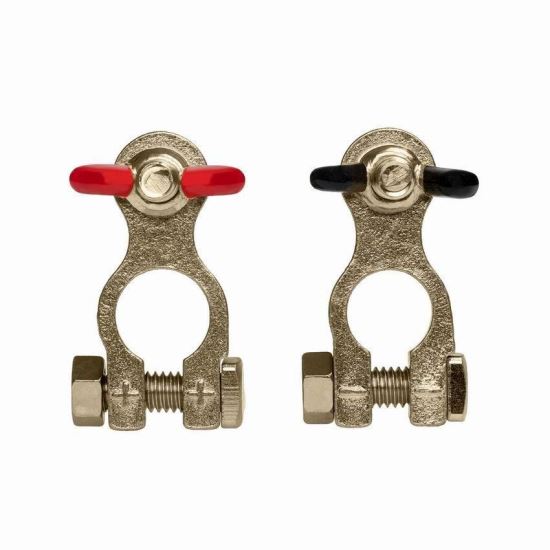 Set borne acumulator cupru, 5.5x3.0cm, grosime 3mm, set, Wing Fix, 509.30 Alca