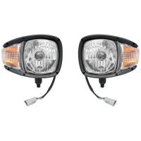 Far cu lampa semnalizare inclusa, cu cablu cu mufa DT6p, dreapta si stanga, SET, Caterpillar, bobcat,  HR-A-030 Huaren
