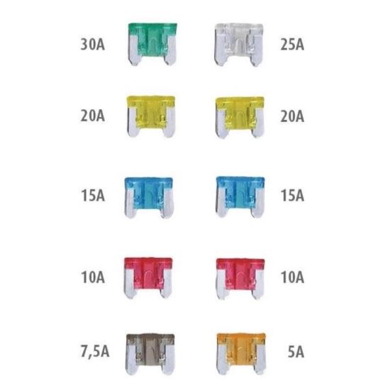 Set sigurante plate mini 9mm, ingropate, Low Profile, 5-30A,10 bucati, 679.00 Alca