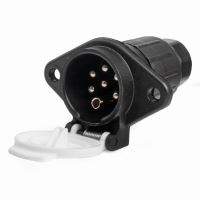 Priza 7 pini 24V plastic, tip S, nul gol, 03223 Amio