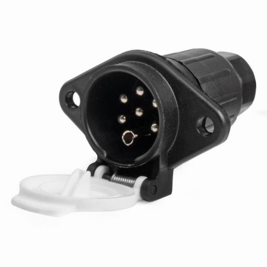 Priza 7 pini 24V plastic, tip S, nul gol, 03223 Amio