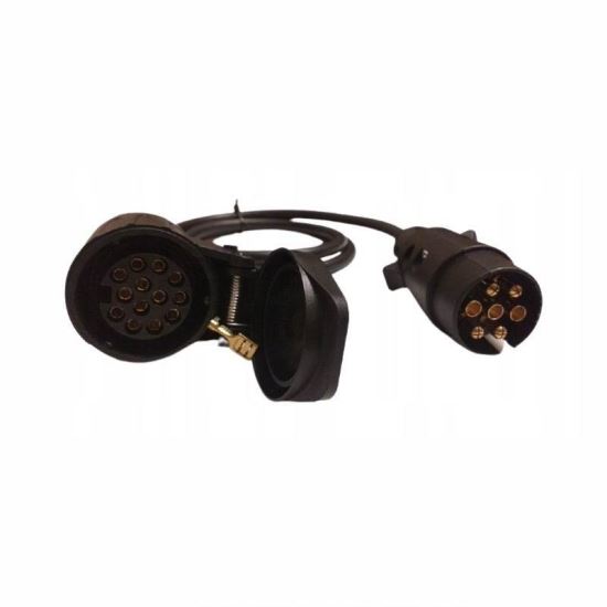 Adaptor fisa 7-13 pini cu cablu 0.75m, 12V, E1220 Carmotion