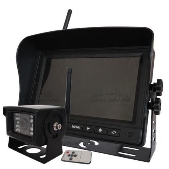 Kit camera mers inapoi monitor 7", wireless, 12 - 24V, CA 9780 247 Lighting